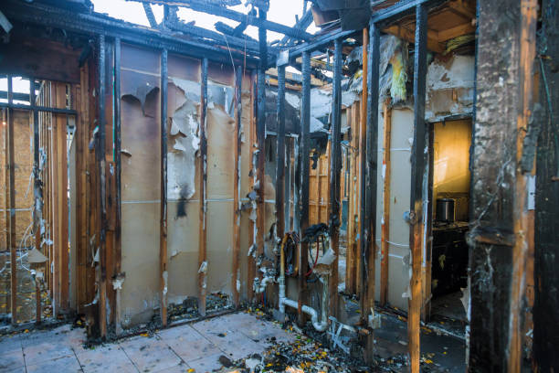 Professional Fire Damage Repair technician working in Falls Church, VA